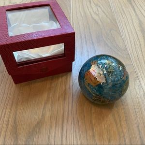 Handmade globe paperweight